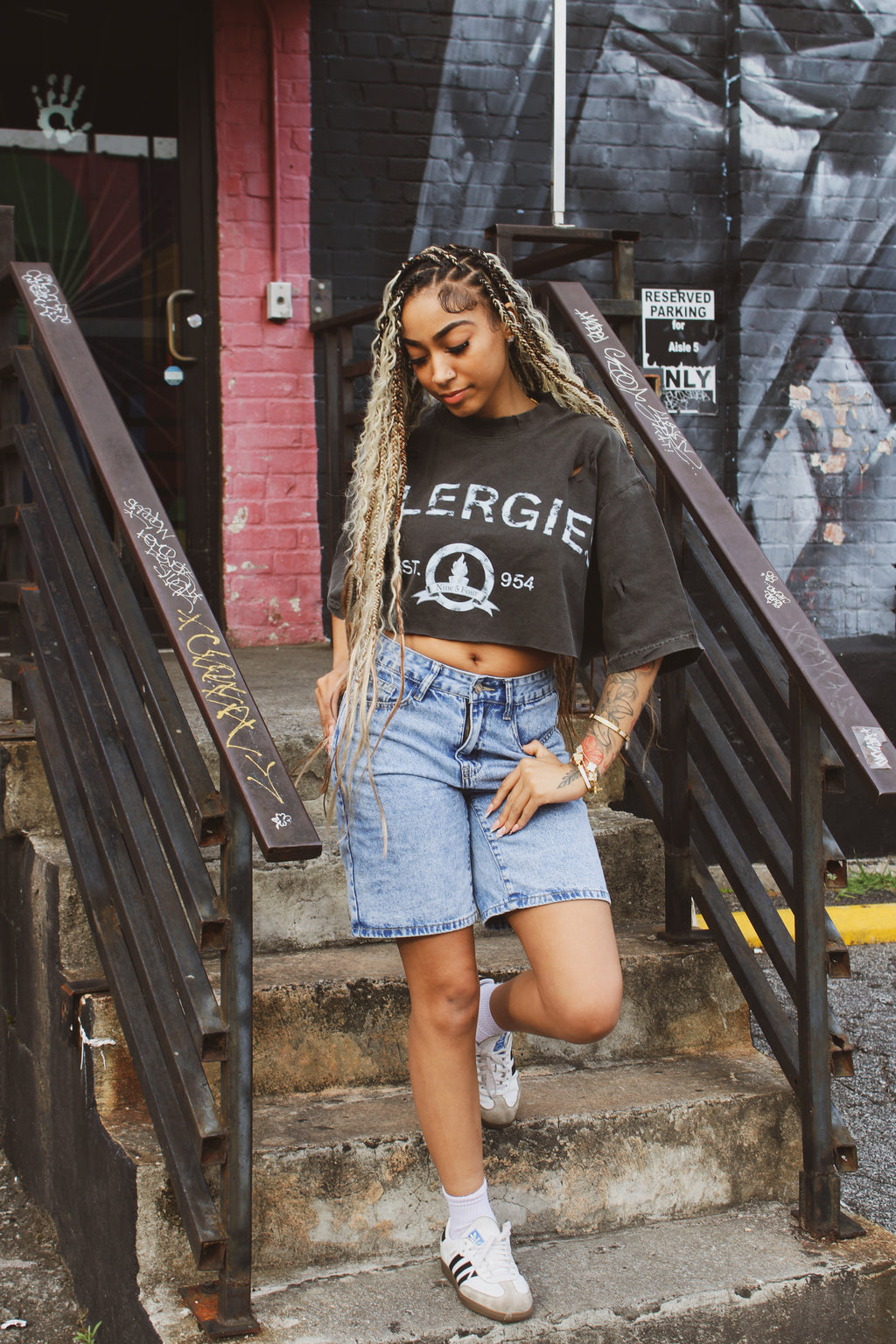 First Reaction Cropped Tee